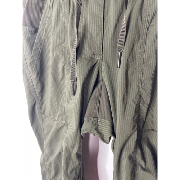 Lululemon Street To Studio Pant II Unlined 28 crop Olive Green 4 - Picture 6 of 9